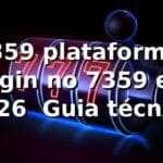 7359 plataforma: Login no 7359 em 2026 – Guia técnico 🔐
